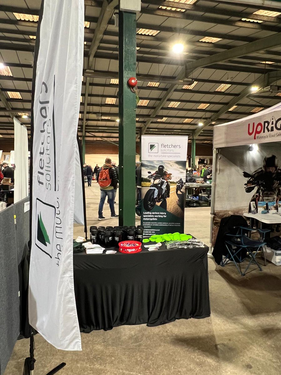 Fletchers_Group's tweet photo. We had a great day @classicbikeshow Stafford chatting to people about road safety and the work we do. Good to see our friends @UpRightDerbys  and @DocBike_Staffs  as usual. If you are coming today come over for a chat we are in hall 2. 🙋‍♀️ https://t.co/gvEDl1Rt12