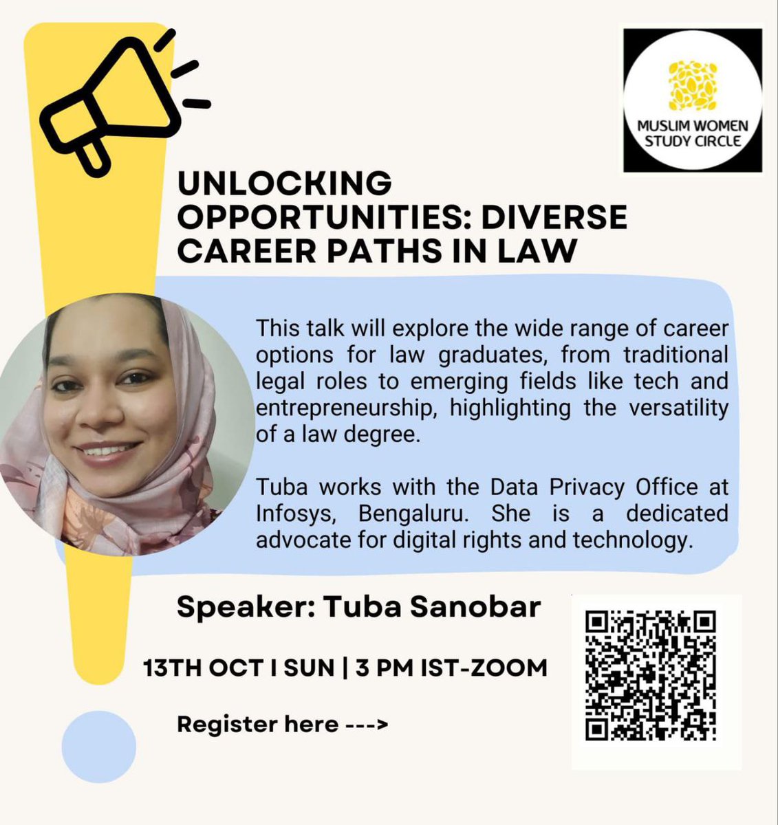 M_W_StudyCircle's tweet photo. Careers in law | 3 PM IST by Sanobar Tuba - https://t.co/gHckoxB9WH https://t.co/2m7H8vwjYh
