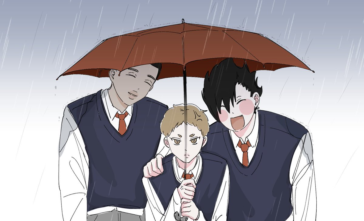 너무 귀여운 트레가 있어서 잘 안그리는 친구들로 손풀기

#haikyuu #ハイキュー