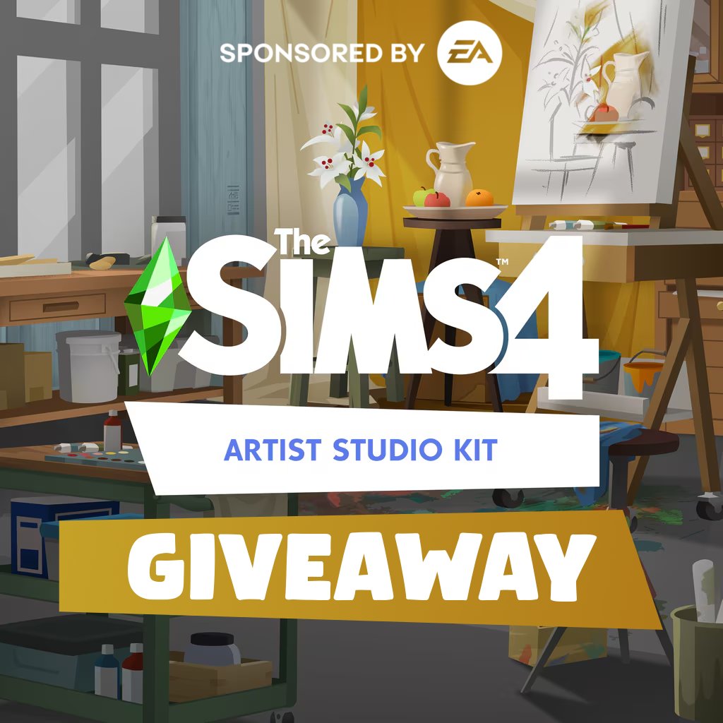 trillyke's tweet image. Thanks to the #EACreatorNetwork I'm giving away 1 PC code for The Sims 4 Artist Studio Kit (EA app)
To enter:
🖌 Follow me
🖌 Like &amp;amp; Retweet

Ends October 16th, 6PM GMT+2
Good luck! 🎨🖌

#EAPartner #SponsoredbyEA