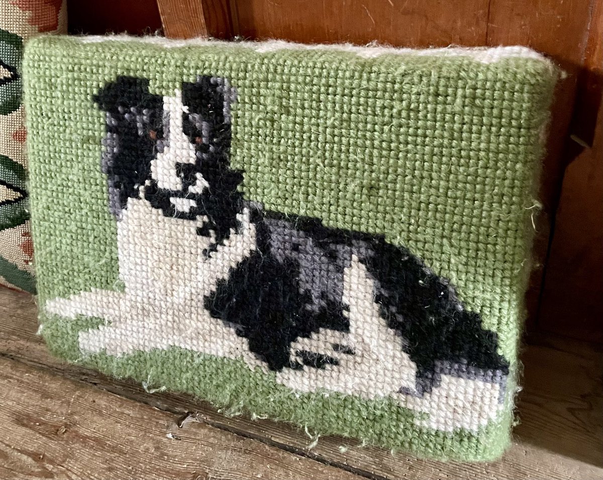 A collie kneeler from Widecombe-in-the-Moor church