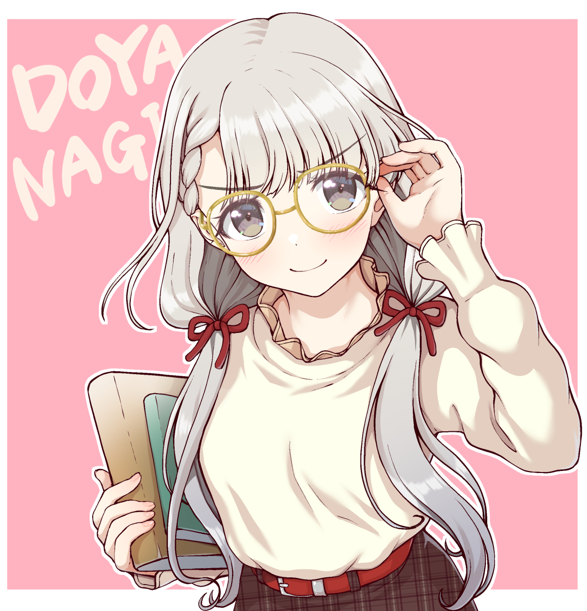 「例のメガネなーちゃん。とりあえずPへ得意げに見せに行きそう…と思った。 」|カイシンシのイラスト