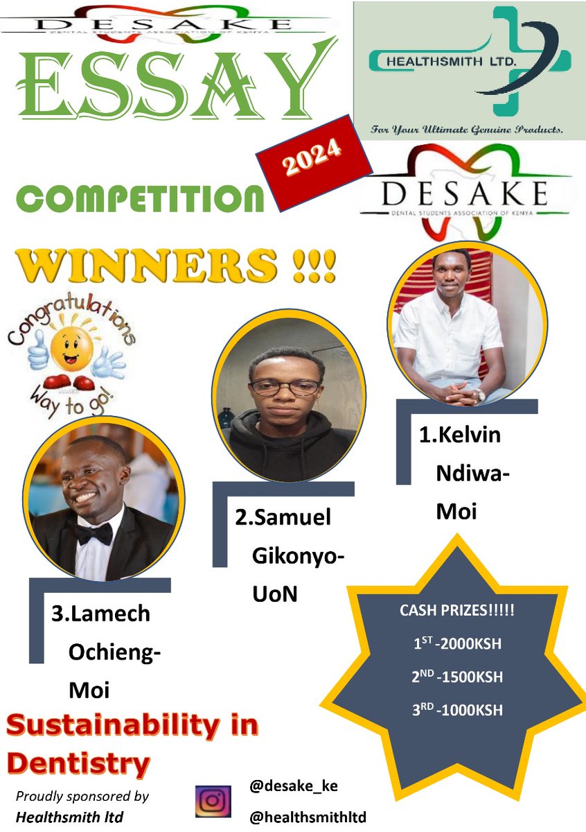 Congratulations to our winners!!!
