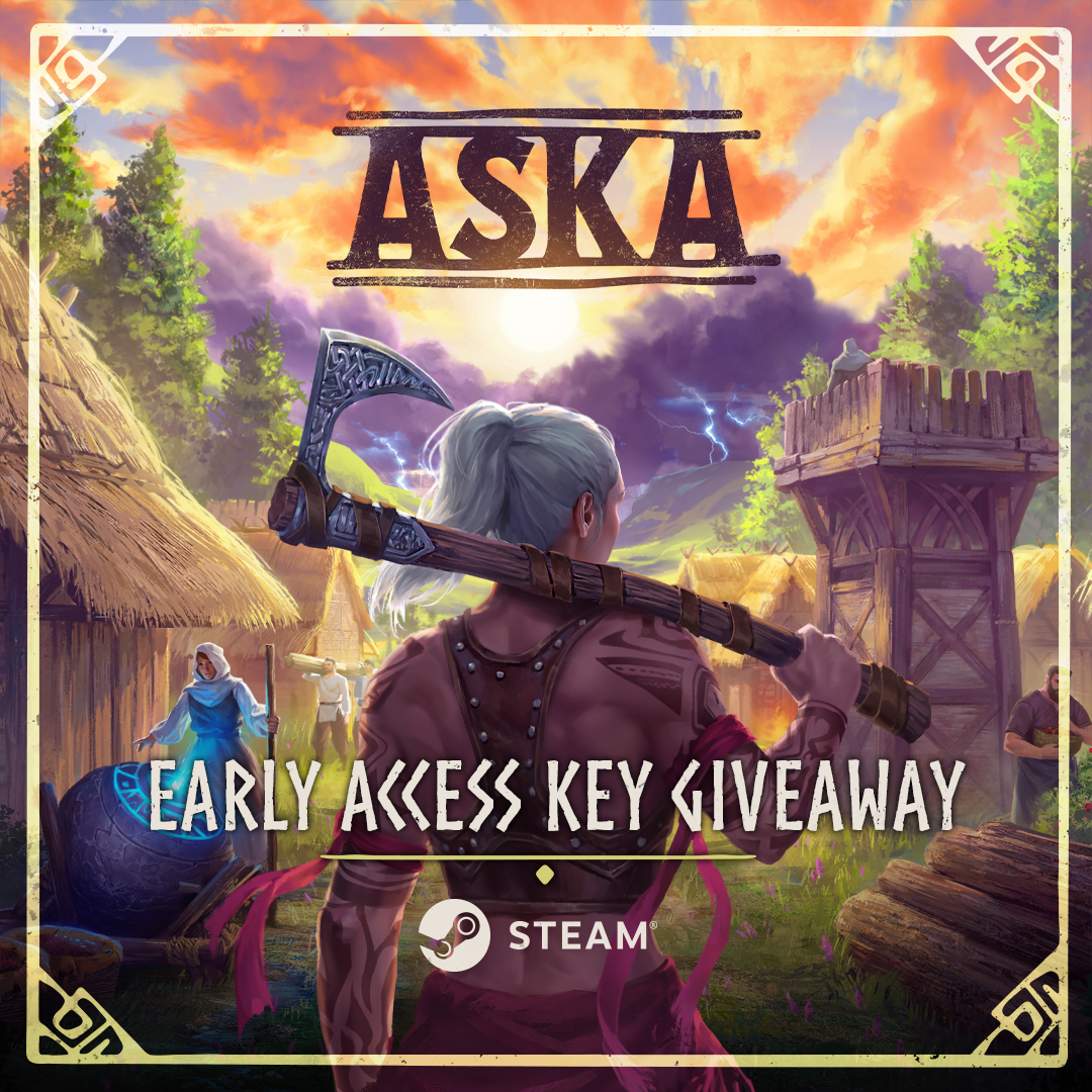 ASKAthegame's tweet image. 🚨GIVEAWAY ALERT🚨
To celebrate our second major update launch tomorrow, we’re thrilled to announce another 24 hour giveaway bonanza where you can win keys across all our channels &amp;amp; discord for ASKA!
To enter here:
🔥Follow our page, like &amp;amp; RT
🔥Comment with a GIF of a dog