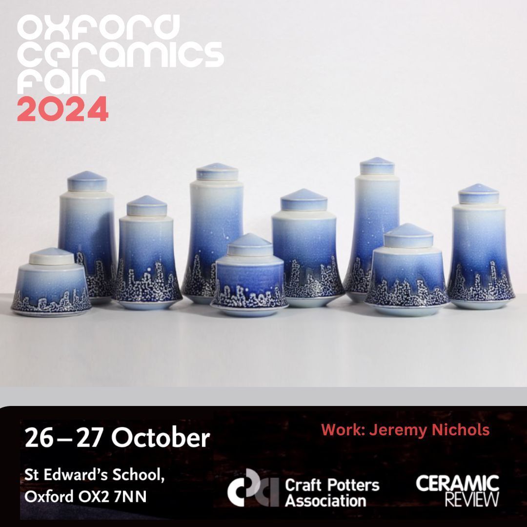 ➡ OXFORD CERAMICS FAIR | NOT LONG TO GO, secure your place today: oxfordceramicsfair.com 

Jeremy Nichols:
Saltglazed domestic pots that straddle the boundary between utilitarian function and sculptural abstraction.