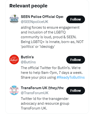 daveatherton's tweet photo. You defy logic @Butlins. For example I have 233,000 followers, @jk_rowling 14.3 million, & you have pandered to 2 trans women a/cs, of whom have a combined reach of 1,840. One nasty mentally ill example is trying to get the security guards to lose their licences. 

The negative publicity in failing to support women & families is palpable.

I'd cancel my booking, especially if I was a woman or had children.