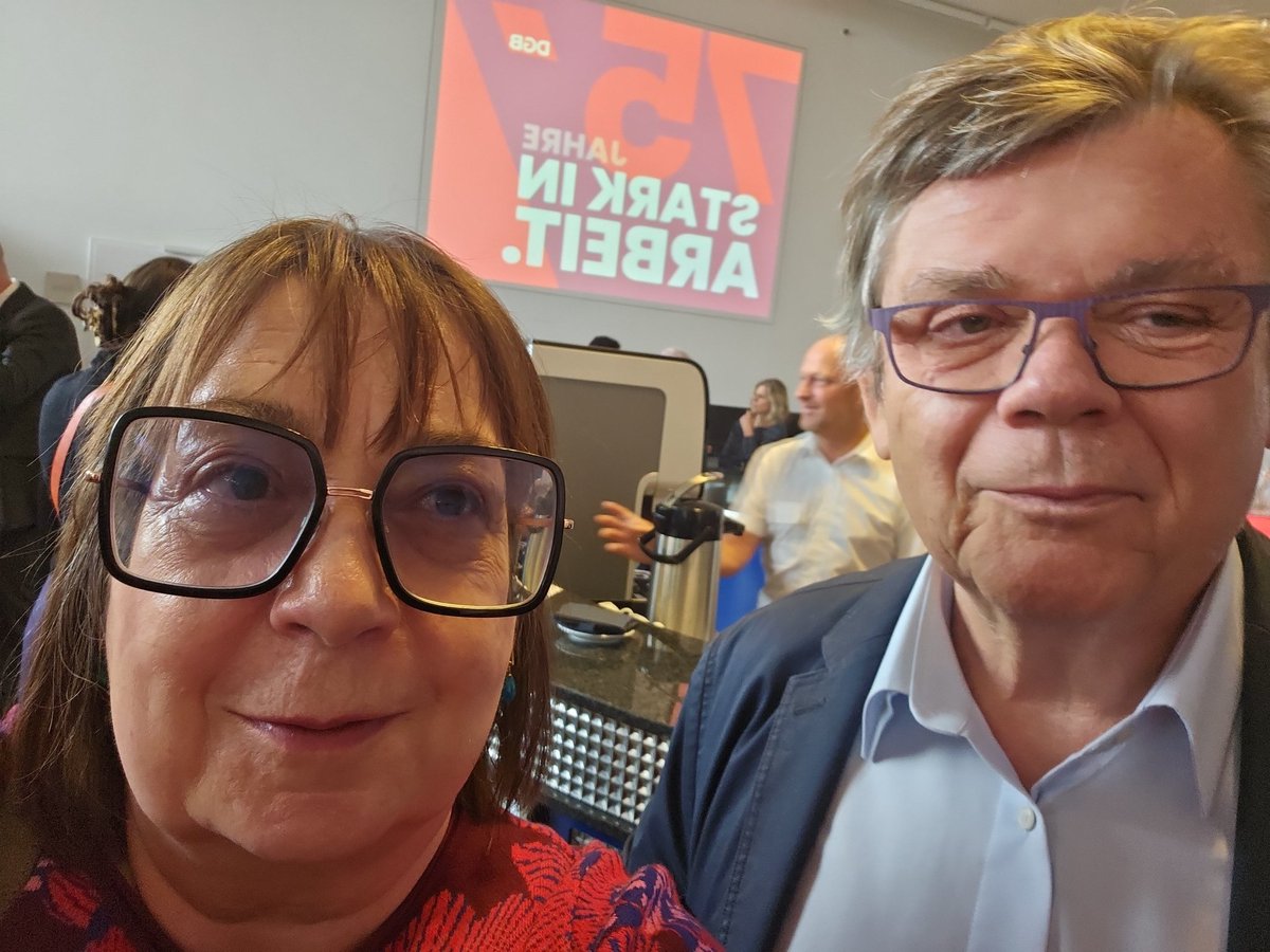 Esther Lynch (@estherlynchs) on Twitter photo DGB today celebrates 75 years of winning for working people in Germany and in Europe. A fundamental builder of European trade unionism and strong advocate for women in leadership. <a href="/dgb_news/">DGB - Deutscher Gewerkschaftsbund</a> DGB today celebrates 75 years of winning for working people in Germany and in Europe. A fundamental builder of European trade unionism and strong advocate for women in leadership. <a href="/dgb_news/">DGB - Deutscher Gewerkschaftsbund</a>