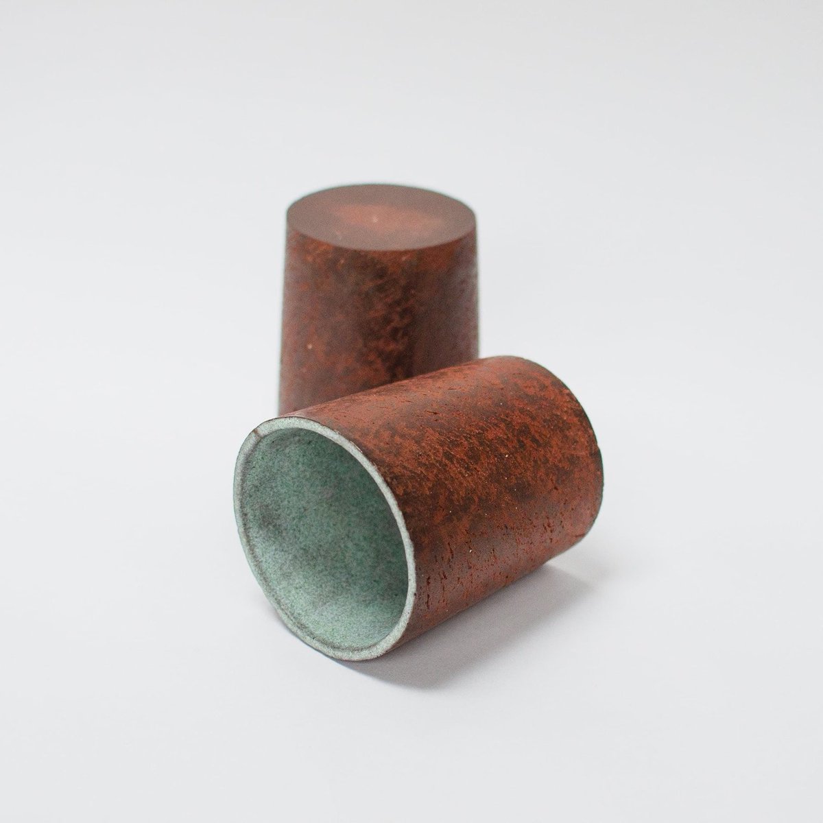 HBLeatherCo's tweet photo. Handmade Terracotta Ceramic Mugs #coffeemug #flatwhite #etsy @borg.ceramics ❤️ https://t.co/txu1uTIXU1