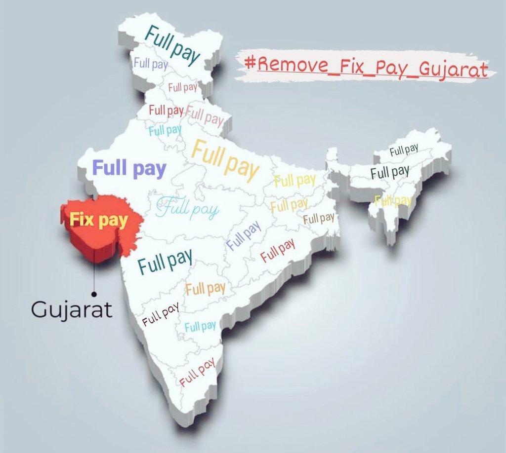 The Gujarat Sachivalaya Staff Association (@gssa_staff) on Twitter photo "Gujarat govt employees deserve respect and dignity, not 5 years of fix pay.
#No_More_FixPay_in_Gujarat
#Remove_Fix_Pay_in_Gujarat
#Remove_Fix_Pay <a href="/Bhupendrapbjp/">Bhupendra Patel</a> <a href="/CMOGuj/">CMO Gujarat</a> <a href="/INCGujarat/">Gujarat Congress</a> <a href="/irushikeshpatel/">Rushikesh Patel</a> <a href="/KanuDesai180/">Kanu Desai</a> <a href="/BJP4Gujarat/">BJP Gujarat</a> <a href="/abpasmitatv/">ABP Asmita</a> <a href="/Vivekdoza/">Vivekk Oza</a> <a href="/PMOIndia/">PMO India</a> "Gujarat govt employees deserve respect and dignity, not 5 years of fix pay.
#No_More_FixPay_in_Gujarat
#Remove_Fix_Pay_in_Gujarat
#Remove_Fix_Pay <a href="/Bhupendrapbjp/">Bhupendra Patel</a> <a href="/CMOGuj/">CMO Gujarat</a> <a href="/INCGujarat/">Gujarat Congress</a> <a href="/irushikeshpatel/">Rushikesh Patel</a> <a href="/KanuDesai180/">Kanu Desai</a> <a href="/BJP4Gujarat/">BJP Gujarat</a> <a href="/abpasmitatv/">ABP Asmita</a> <a href="/Vivekdoza/">Vivekk Oza</a> <a href="/PMOIndia/">PMO India</a>