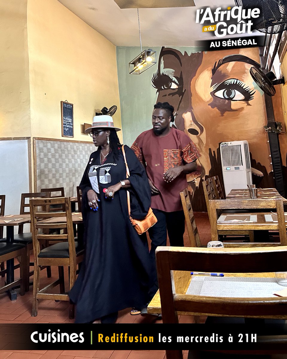 lafriqueadugout's tweet photo. Vous avez aimé l’émission au Sénégal ? 🇸🇳 
Quelques images de la styliste-designer Marie-Madeleine Diouf, créatrice de la marque @nunudesignbydk  et @kossimodeste au Pub Restaurant le Bazoff.🥂
L’émission au Bénin 🇧🇯 arrive le lundi 14 octobre à 20h30 GMT, toujours sur Cuisines. https://t.co/rAOm3jEkMJ