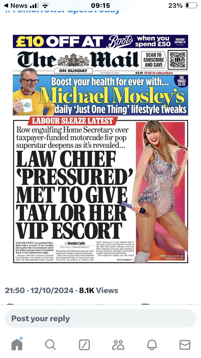 In the real world, this headline roughly translates as ‘Law chief does his job by checking the Met are doing theirs’. When Ionesco wrote Rhinoceros, he could have been imagining the Mail newsroom.