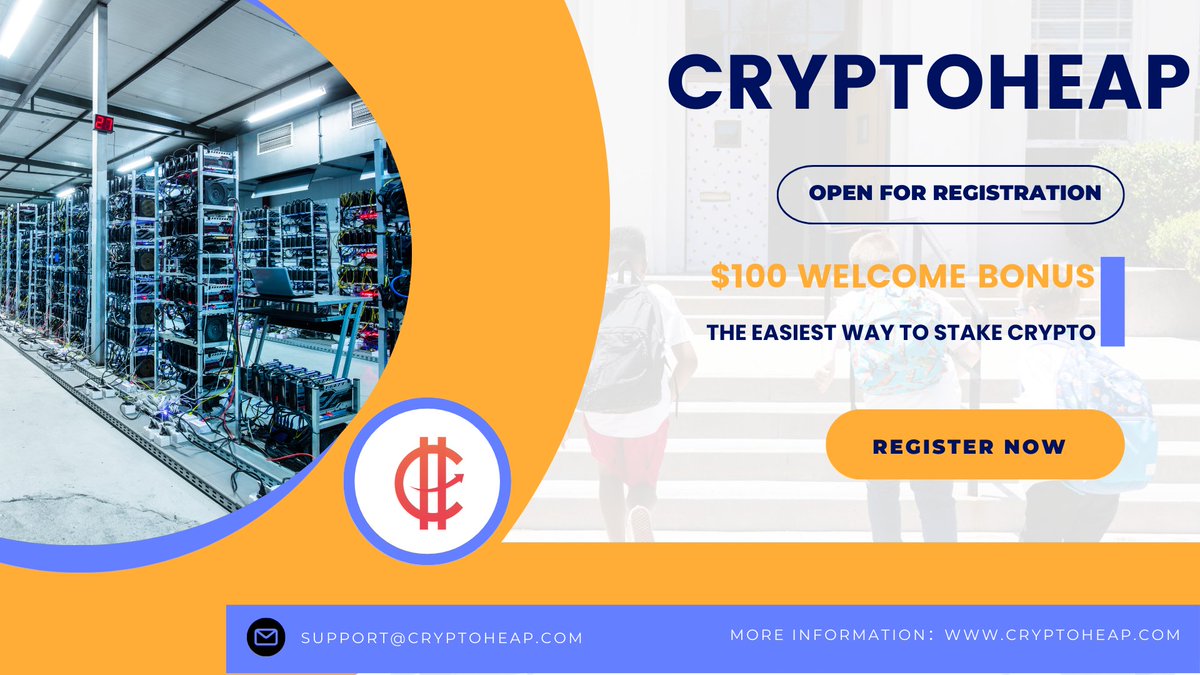 cryptoheap_com's tweet image. Change your crypto experience with CryptoHeap! 🌈 Our crypto staking plans give steady returns on your investments. Enjoy a safe platform and learn how to get more rewards today! 🚀 #CryptoEarnings #Investing #StakingSuccess