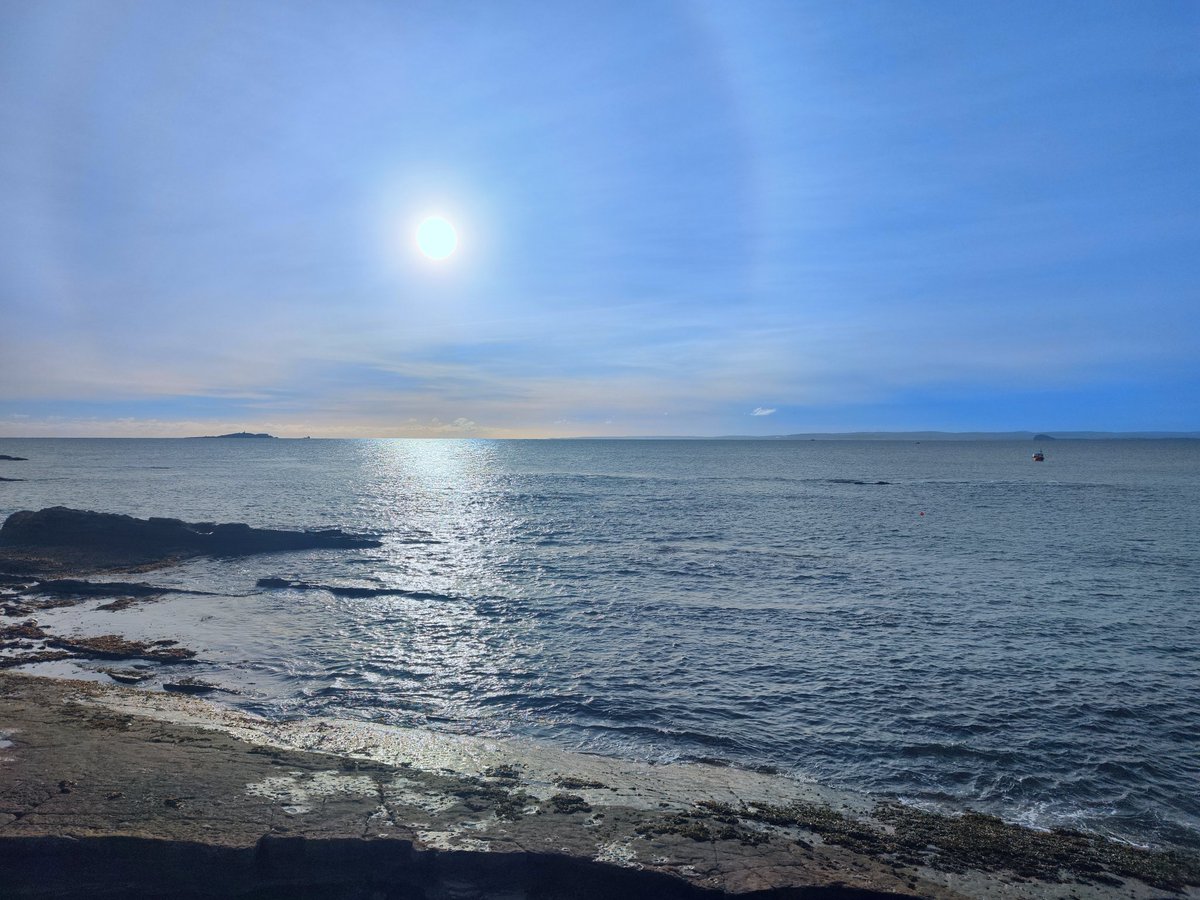 Good Morning from the East Neuk in the Kingdom of Fife.
View from our terrace at 0930 Sunday.