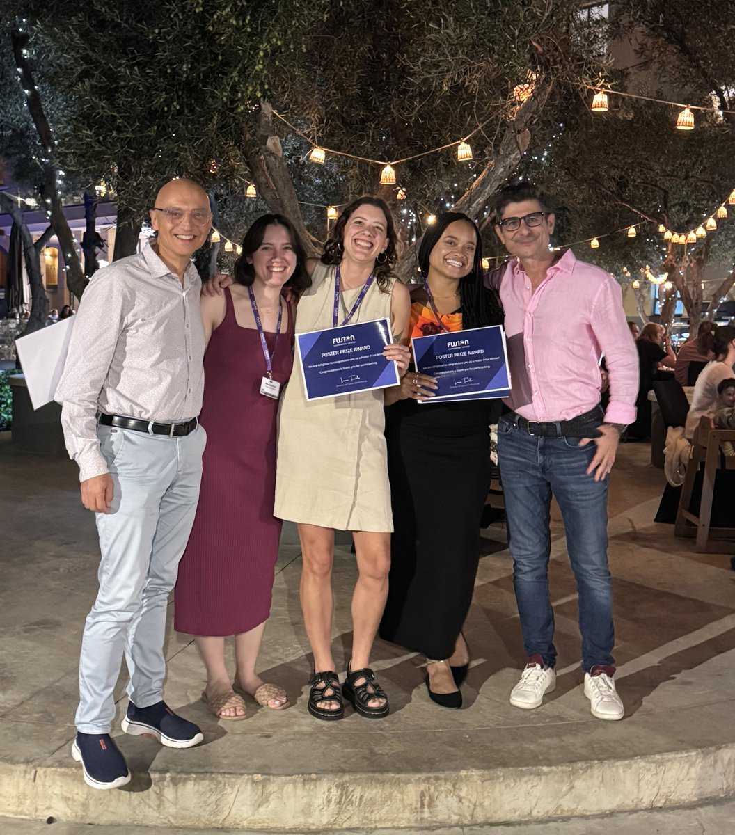 🎉Congratulations to our fantastic #Epigen24 poster prize winners, Ifé Akano, Marissa Maroni &amp; Freyda Lenihan-Geels 🎉
And another big thank you to Giacomo &amp; Luciano for their continued support and organisation of this fantastic meeting! Always a pleasure to work with you both💜