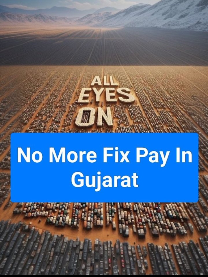 गुजरात राज्य की महानगरपालिकाओं में वर्ग 3 के Fix Pay कर्मचारियों का प्रोबेशन पीरियड 3 साल का है तो फिर राज्य सरकार के वर्ग 3 के कर्मचारियों का प्रोबेशन पीरियड 5 साल का क्यों ?! किसका कार्यक्षेत्र विशाल है?! राज्य सरकार या महानगरपालिका का??!!
<a href="/CMOGuj/">CMO Gujarat</a>
#No_More_FixPay_in_Gujarat