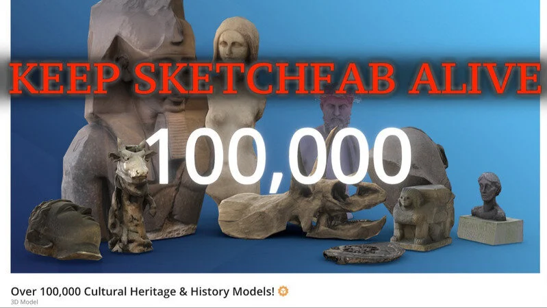 VWGAMEDEV's tweet image. I was contacted this morning by an archaeologist who saw one of my tweets regarding @Sketchfab -&amp;gt; @Fab and asked me to share her petition.
Which I&apos;m happy to do, as I think #Sketchfab and @EpicGames are evading their responsibility that they took on when they willingly provided…