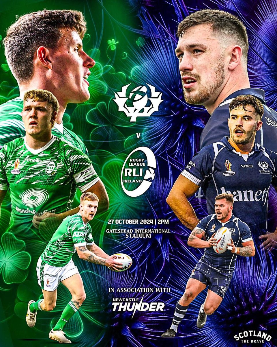 Newcastle Thunder (@thunderrugby) on Twitter photo ๐จ๐ ๐๐๐๐๐ ๐๐ ๐๐!
๐ Scotland Menโs v Ireland Menโs
๐ Sunday 27th October
๐๏ธ Gateshead International Stadium
โฐ 2pm
๐๏ธ Adults ยฃ10 / Concession ยฃ5 / Hospitality ยฃ25 ๐
thunderrugby.co.uk/match-day/tickโฆ
#ScotlandRugbyLeague #Bravehearts #SCOvIRE ๐จ๐ ๐๐๐๐๐ ๐๐ ๐๐!
๐ Scotland Menโs v Ireland Menโs
๐ Sunday 27th October
๐๏ธ Gateshead International Stadium
โฐ 2pm
๐๏ธ Adults ยฃ10 / Concession ยฃ5 / Hospitality ยฃ25 ๐
thunderrugby.co.uk/match-day/tickโฆ
#ScotlandRugbyLeague #Bravehearts #SCOvIRE