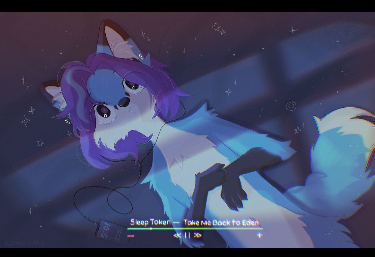 What thoughts bother you at night? 🫐🌌
Ych for <a href="/NyaaaFoxX/">Nyaaa</a>