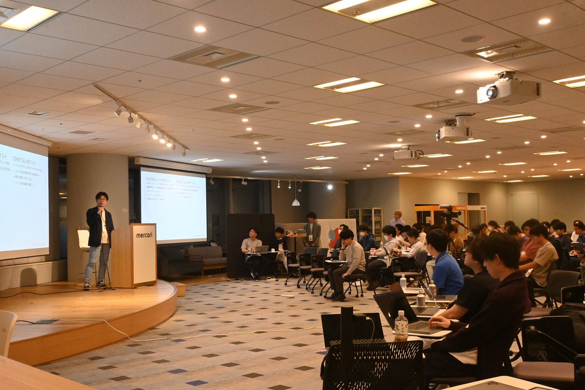 seigo2018's tweet photo. 「AWS CDKユーザーがTerraformを使った話」で登壇しました〜
#traPConference https://t.co/Kxygy7Scvw