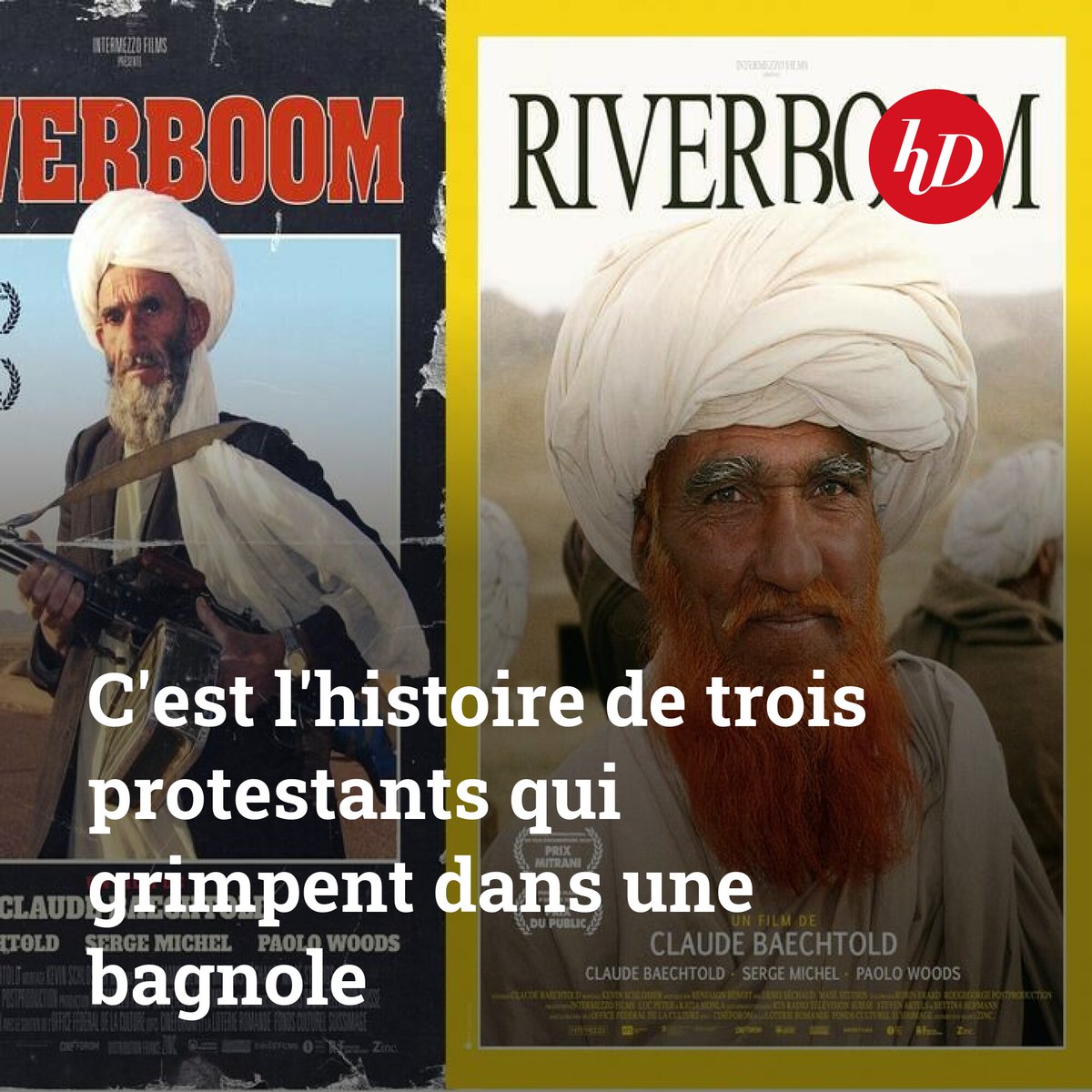 Le drôle de documentaire Riverboom vient de sortir en France, bientôt en Suisse. Il relate le périple de trois copains dans l'Afghanistan post-11-Septembre. Il se pourrait que notre rédacteur en chef ait trempé dedans....