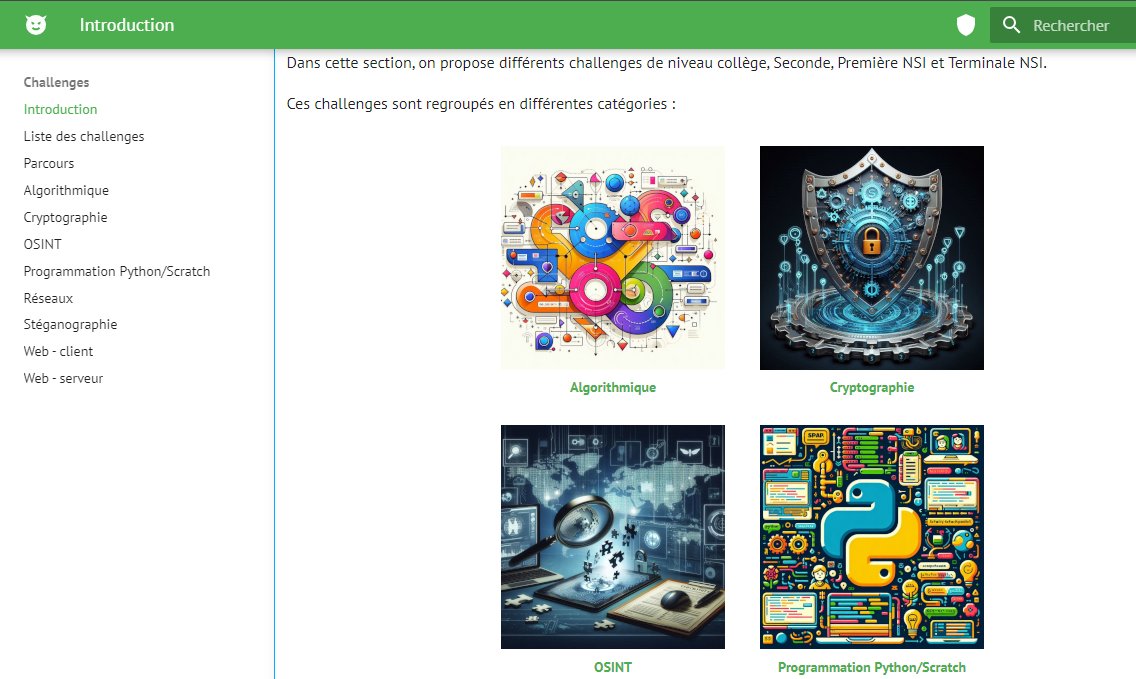 Très belle plateforme pédagogique à découvrir sur le thème de la CYBERSECURITE.
cybersecurite.forge.apps.education.fr/cyber/
#LaForgeEdu <a href="/asso_aeif/">AEIF</a> <a href="/PoulmaireC/">Charles 00000100</a> 
Bonnes pratiques, défis interactifs, logiciels et fiches ressources, actualités et ressources.