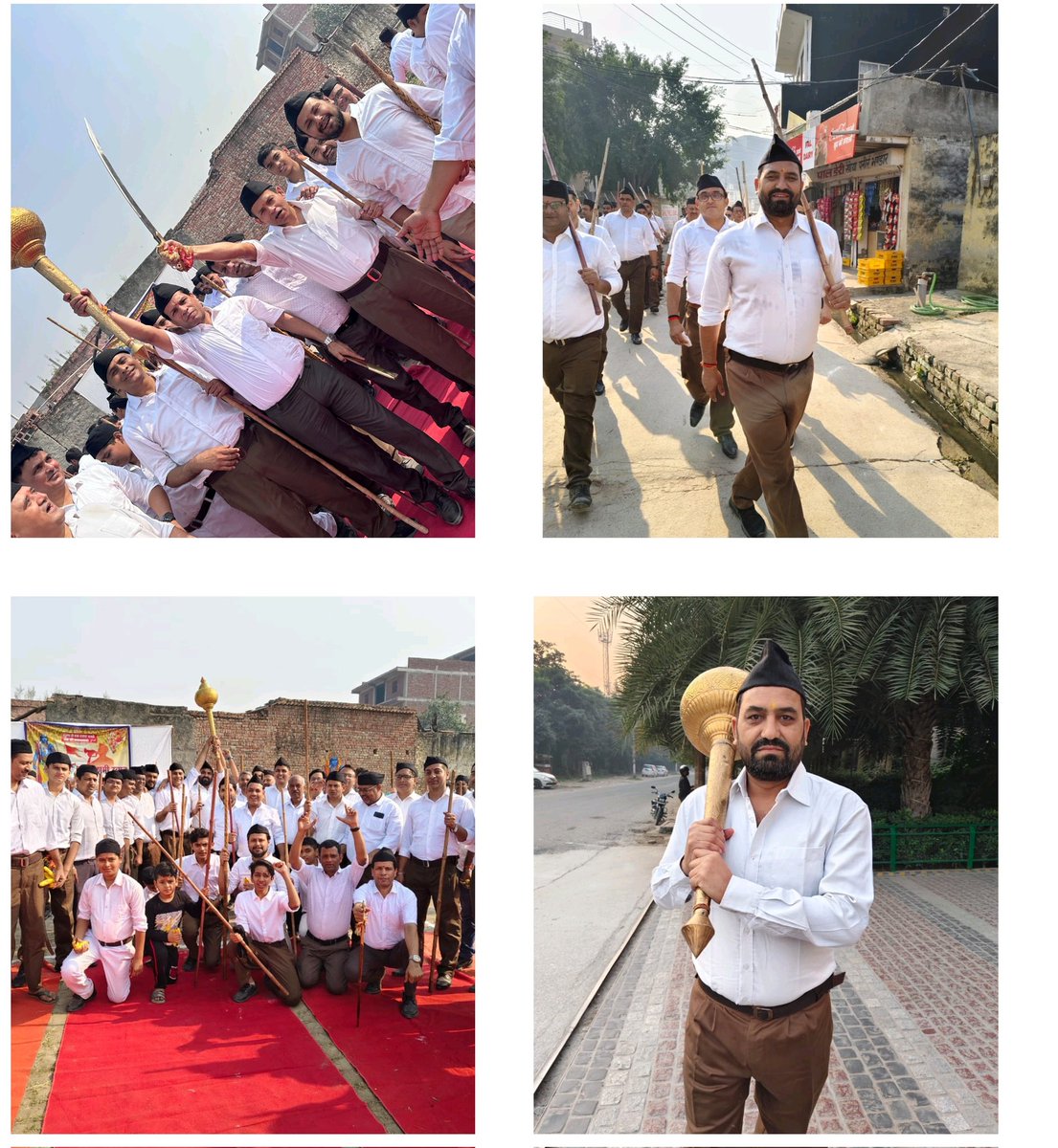 LokeshTyagiGBN's tweet photo. गौतम बुध नगर के केशव नगर राष्ट्रीय स्वयंसेवक संघ (आरएसएस) के स्वयंसेवकों ने विजयदशमी और संघ स्थापना दिवस को हर्षोल्लास के साथ मनाया। इस मौके पर एक भव्य पथ संचलन का आयोजन किया गया🚩
@ArunKumRSS  @dr_maheshsharma @deepak_sshastri  @jitendra4sharma @tejpalnagarMLA @Gajendramavibjp https://t.co/e33z6NJ7sn