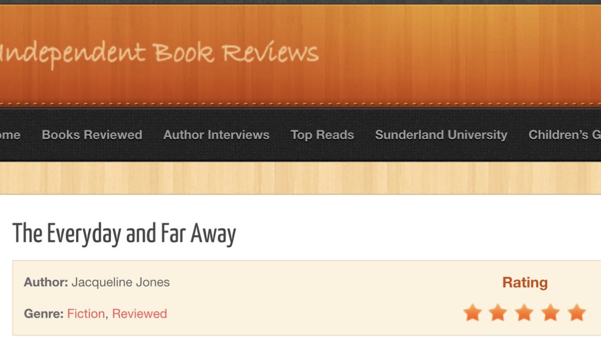 Jacqueline Sutherland (@writerjac) on Twitter photo My first review for The Everyday and Far Away comes from the brilliant <a href="/fionamsharp/">Fiona Sharp</a> and it is a 5 star!!!
So happy with this! Happy Sunday #WritingCommmunity #amreading My first review for The Everyday and Far Away comes from the brilliant <a href="/fionamsharp/">Fiona Sharp</a> and it is a 5 star!!!
So happy with this! Happy Sunday #WritingCommmunity #amreading