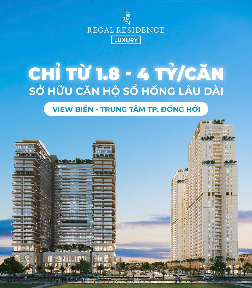 QuangDatmmo's tweet photo. 🏦Cơ hội vàng sở hữu căn hộ biển sổ hồng lâu dài chỉ từ 1,8 tỷ ngay trung tâm Tp  Đồng Hới - Quảng Bình
📲Liên hệ Quang Đạt zalo 0965622702 anh chị nhé! https://t.co/susilwZe3p