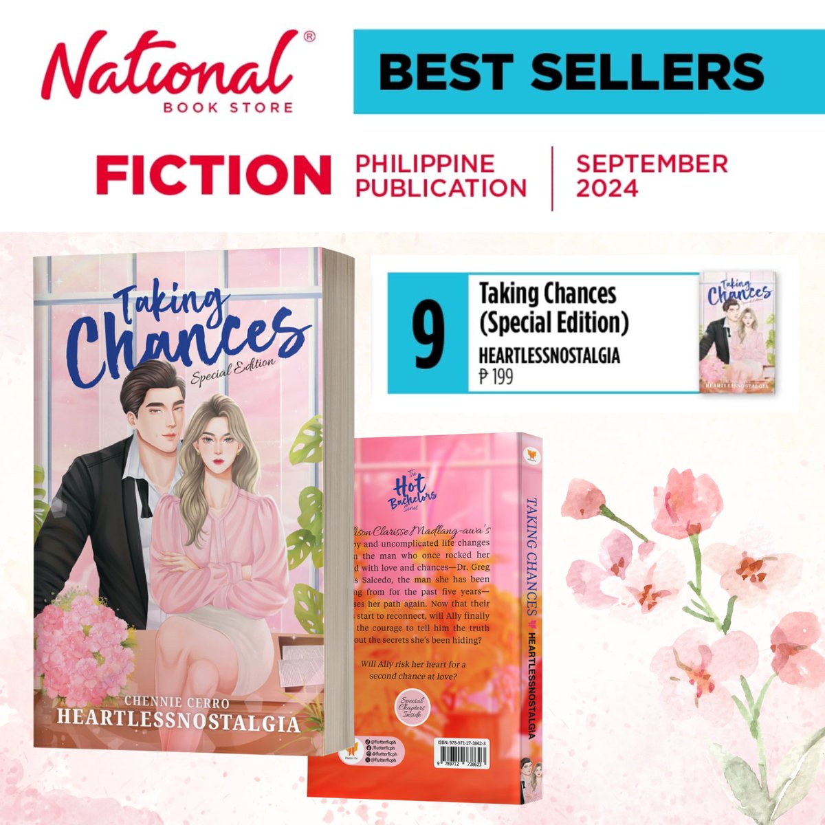 What a September! Taking Chances is on the 9th spot for September 2024’s National Bookstore’s Best Seller list! Thank you very much for the love and support to Greg and Ally’s Special Ed Book!💞

Taking Chances is now available in bookstores nationwide!

s.shopee.ph/8UofdeMHR4