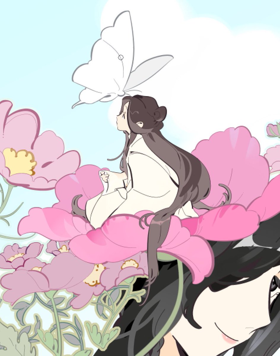 causticsoda4's tweet photo. When a butterfly falls in love with a flower... https://t.co/a3WcgNgHj9