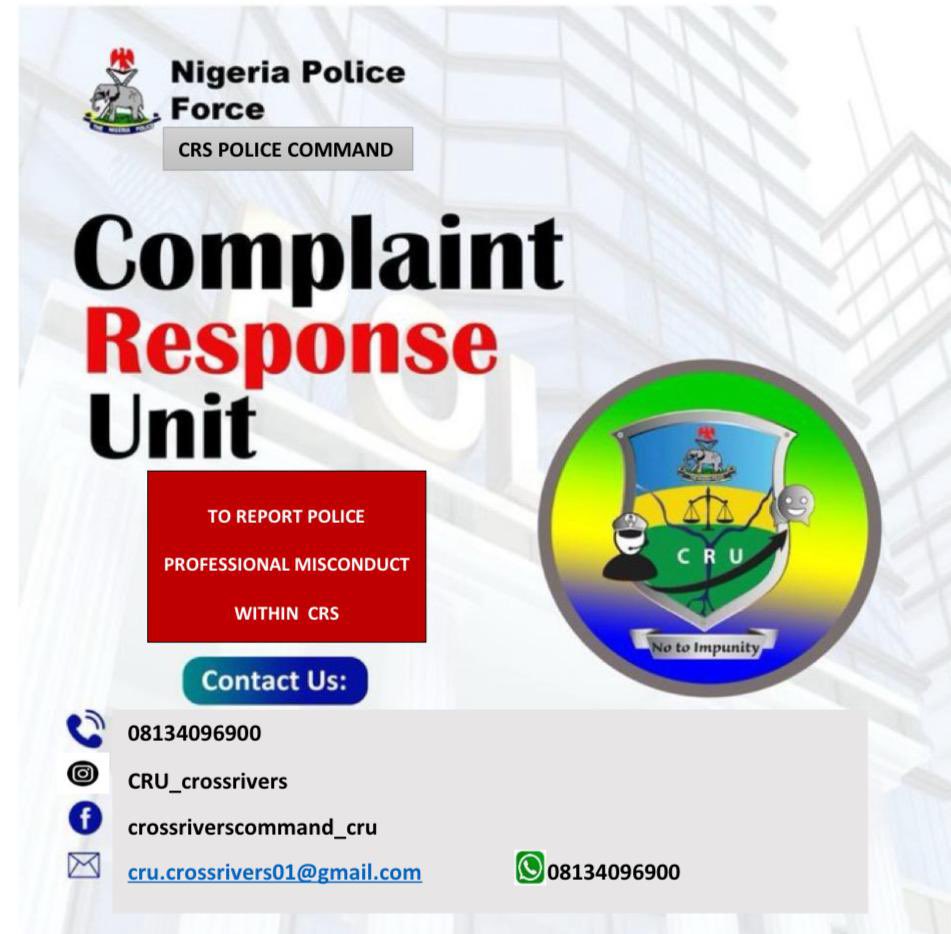 Cross River State Command _CRU (@CRU_crossrivers) / Posts / X