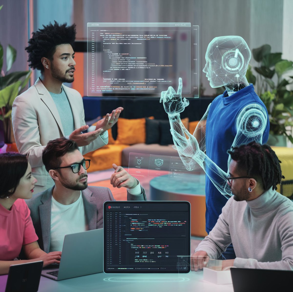 MAmir26090's tweet image. 🚀 Natural Language Programming is revolutionizing coding! By 2025, 70% of new apps will use NLP tech.
🤖 AI + human creativity = the future of software dev
💡 OpenAI's GPT-4 & Google's PaLM 2 are game-changers
❓ How's your org using NLP in coding? Share below!
#AIInCoding #LLMs