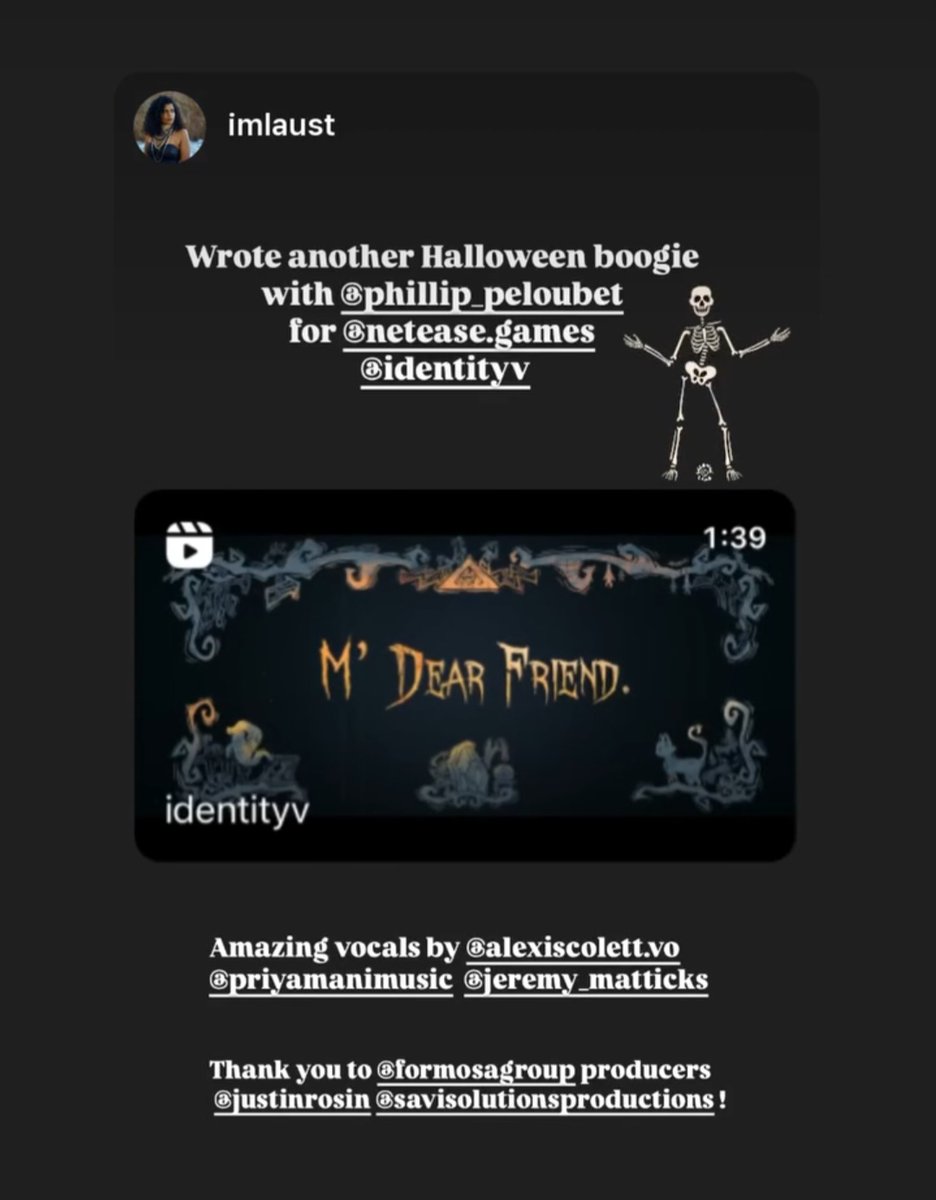 Sopitadehuevito's tweet photo. We got confirmed voice actor credits for the Halloween trailer! Joseph was voiced by Jeremy Matticks! https://t.co/vozti7vRPa