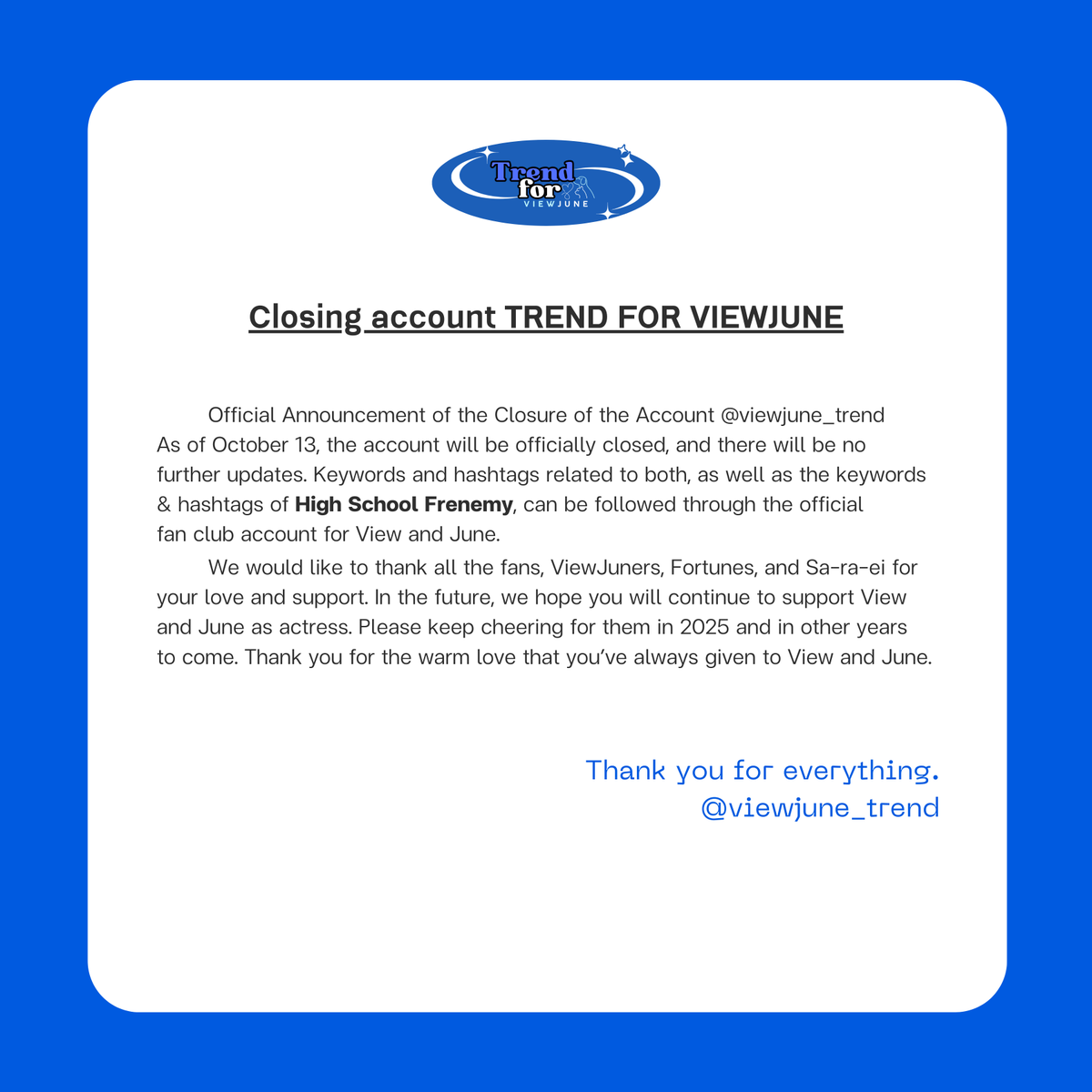 viewjune_trend's tweet photo. [ Announcement ] https://t.co/ntG6xkTX38