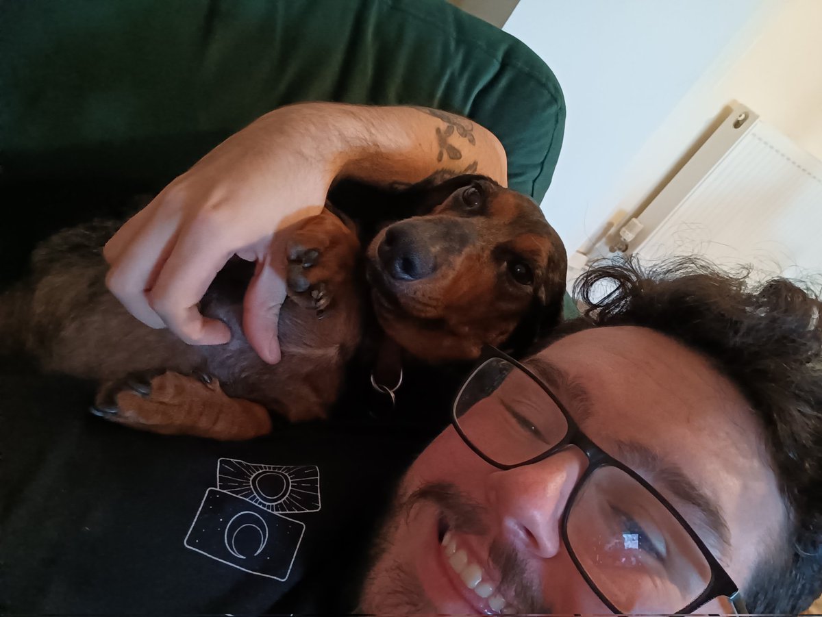 _bearByte's tweet image. We took in Rupert two years ago today 🥹

That's my son.