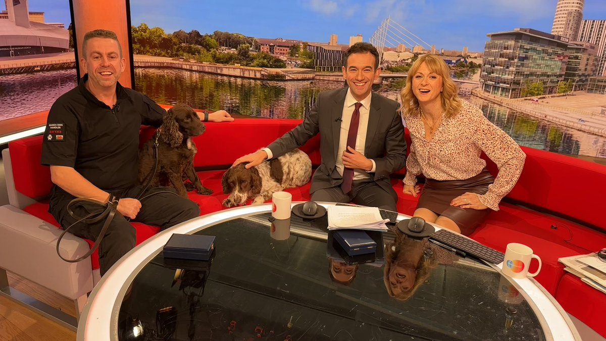 BWYK9's tweet image. Great to be on @BBCBreakfast this morning with Scamp and Yoyo, the 53rd and 54th recipients of the @PDSA_HQ Order Of Merit.

No other tobacco dogs come close. 

#illegaltobacco