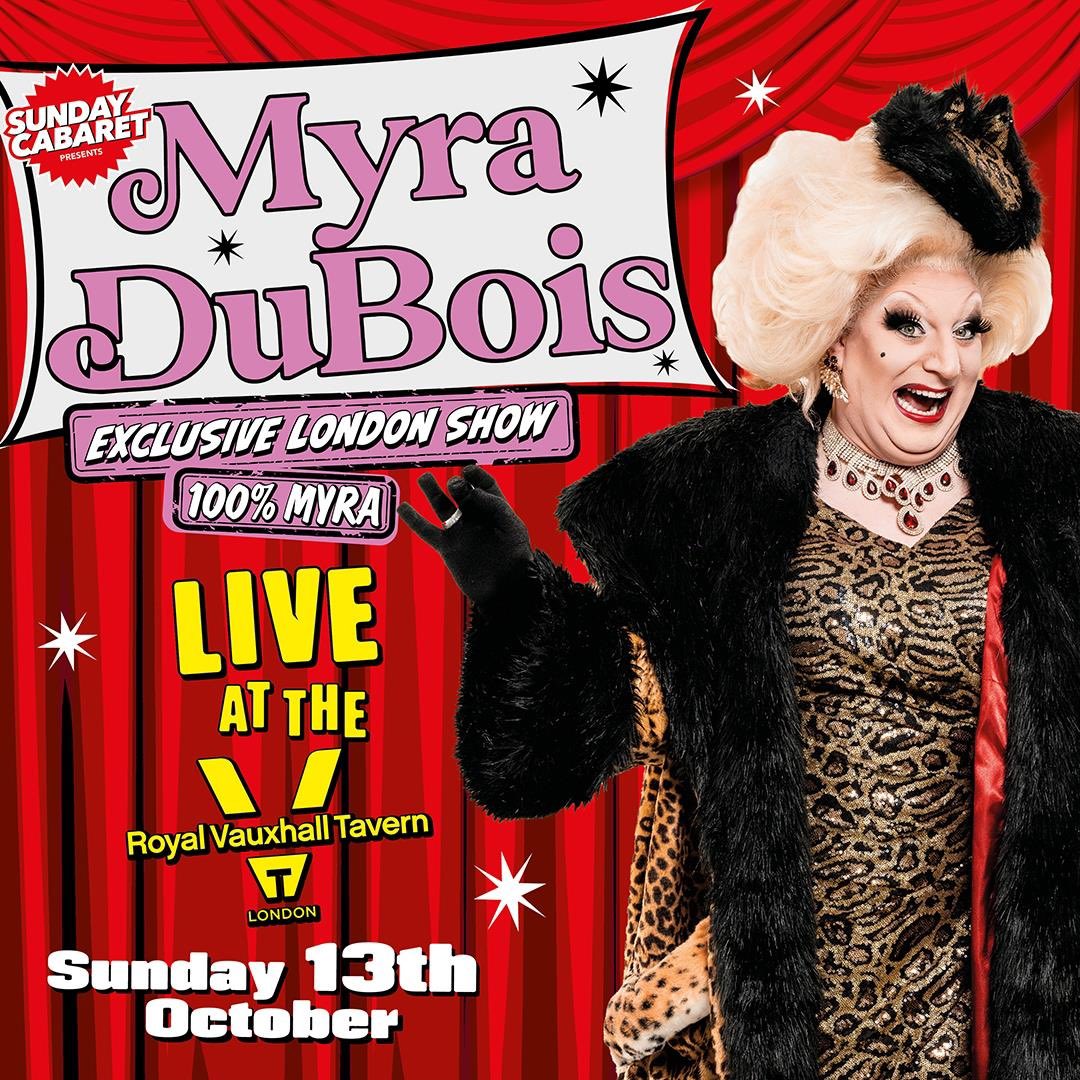 Royal Vauxhall Tavern (@thervt) on Twitter photo ⭐️ It’s Sunday! So that means our very own mistress of arresting laughter and song @myradubois will be taking to our hallowed stage (and probably the island in the middle and raised bit at the back as well), ably assisted by the one and only <a href="/simonlevans/">simon le vans is on BlueSky</a> ⭐️ ⭐️ It’s Sunday! So that means our very own mistress of arresting laughter and song @myradubois will be taking to our hallowed stage (and probably the island in the middle and raised bit at the back as well), ably assisted by the one and only <a href="/simonlevans/">simon le vans is on BlueSky</a> ⭐️