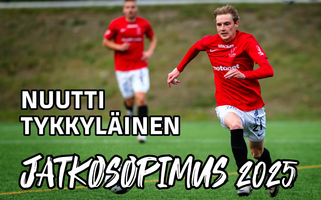 JATKOSOPIMUS. 🤝🏼

Nuutti Tykkyläinen on kirjoittanut JIPPOn kanssa ensi kautta koskevan jatkosopimuksen! 💥

Lue lisää: jippo.fi/nuutti-tykkyla…

📷 <a href="/fotomik/">Mikko Kalavainen</a> #jippo #ykkösliiga #asennepunaisella