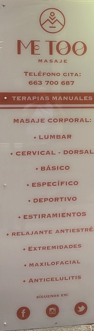 Mímate, cuídate, prevenir antes de curar.. pare ello ME TOO, te esperamos. Llama para pedir cita o contáctanos por Wasap