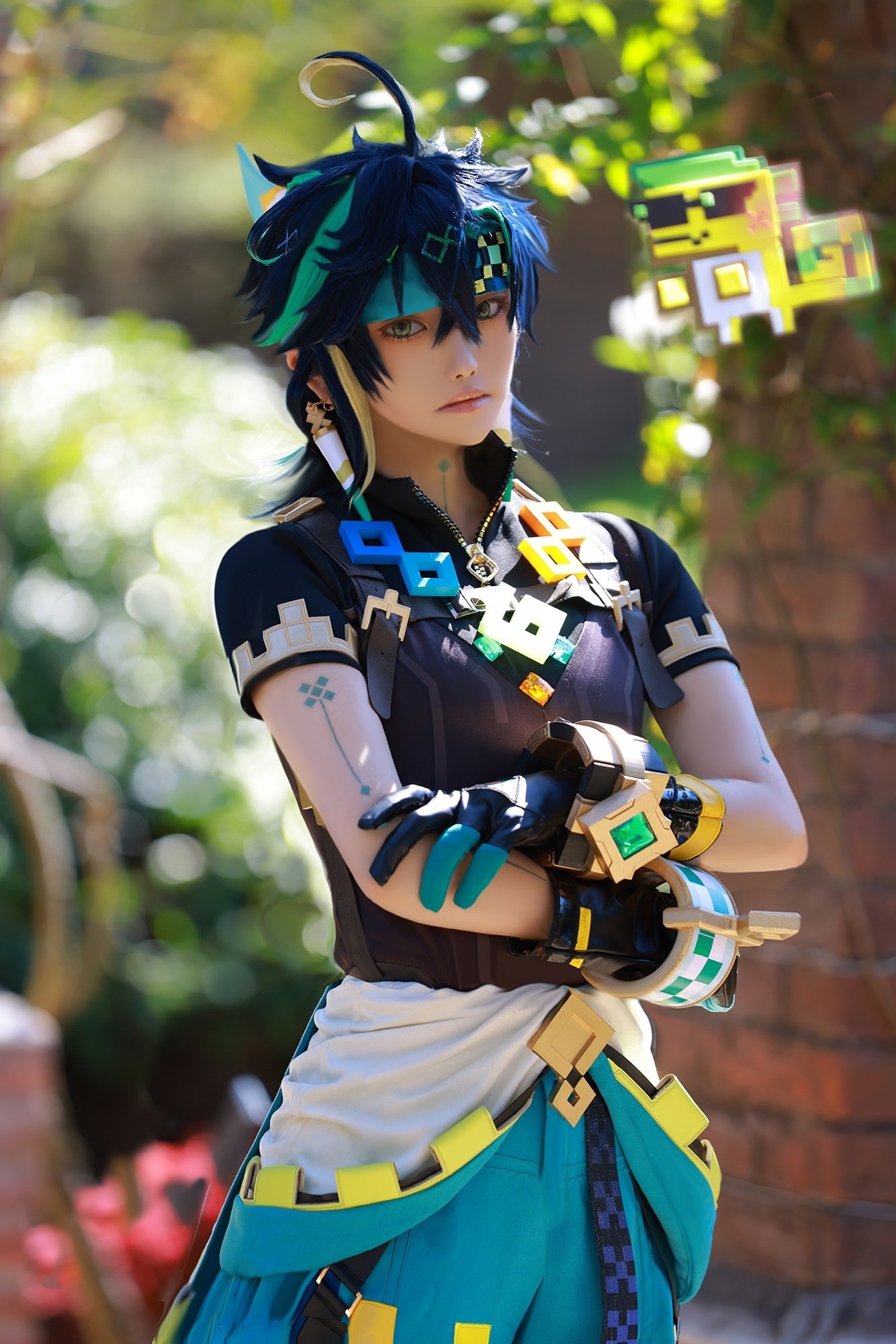 キィニチ(原神、三分妄想ウィッグ) （三分妄想 原神 コスプレ