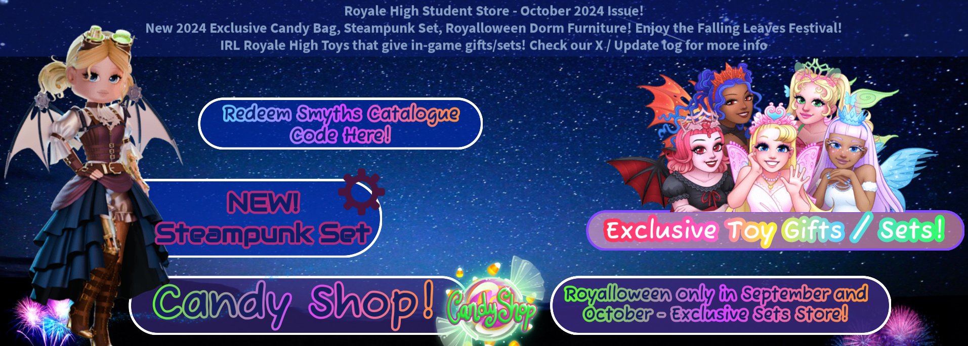 🎀RHCOMMUNITYNEWS 💐 on X: &ldquo;[NEWS] NEW SHOP🎃👻#Royalehigh #Royale 