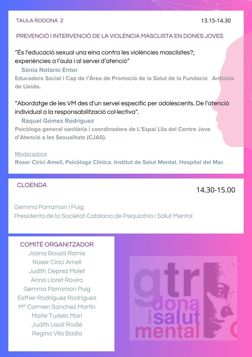 Ja podeu accedir, a través del QR, a les inscripcions de la VII JORNADA DE VIOLÈNCIA MASCLISTA I SALUT MENTAL. #JornadaViolenciaMasclista #SalutMental <a href="/SCPiSM/">Societat Catalana de Psiquiatria i Salut Mental</a>