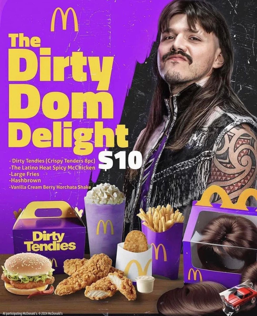 cizzers's tweet photo. @McDonalds MAKE THIS HAPPEN!!
This would be SOLD OUT instantly!!!
@WWE @DomMysterio35 @reymysterio #GetIT!!!! https://t.co/UHHU4P17TW