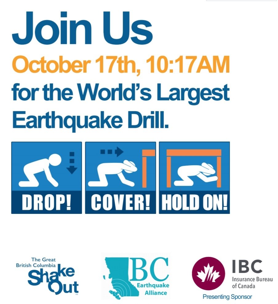 EmconSouthVI's tweet photo. Join in on the annual #ShakeOut opportunity to practice essential earthquake safety measures.
“Drop, Cover, & Hold On” Emcons South #VanIsle Team will conduct a Service Area wide drill & review our Emergency Preparedness plans.
#BCEA @JdFemerg
#EarthquakePreparedness @tranbc https://t.co/LrAERXLTtp