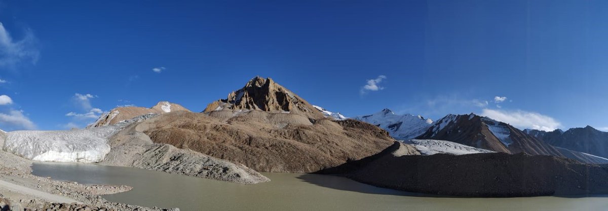 ⚠️ Check out this breathtaking photo of a proglacial lake at ~5400 m asl in trans-Himalayan Ladakh that we recently surveyed for bathymetry using robotic echosounbding boat funded under the <a href="/moesgoi/">MoES GoI</a>  sponsored project. +