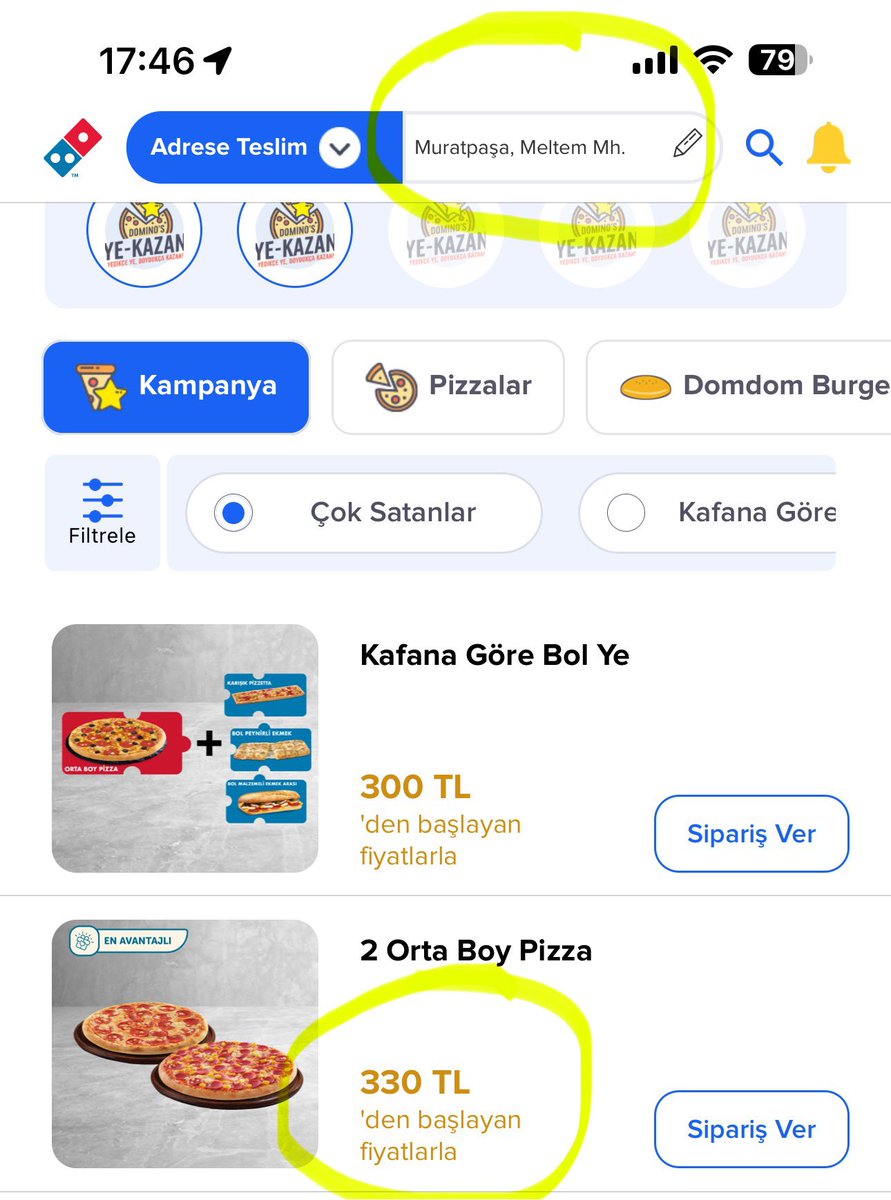 Mahir S. ARSLAN (@mahirarslan_bk) on Twitter photo Antalya’da <a href="/dominos/">Domino's Pizza</a> @<a href="/DominosTR/">Domino's TR</a> pizzadan, aynı ürünü, merkez ilçelerde bile farklı fiyata yiyorsunuz!!! Döşemealtı’nda 250₺’ye yediğiniz ürünü Meltem’de yemek isterseniz 330₺ ödemek zorundasınız. İnsana kendini bu kadar enayi hissettirmek zorunda mısın? Isparta’da aynısı 200₺! Antalya’da <a href="/dominos/">Domino's Pizza</a> @<a href="/DominosTR/">Domino's TR</a> pizzadan, aynı ürünü, merkez ilçelerde bile farklı fiyata yiyorsunuz!!! Döşemealtı’nda 250₺’ye yediğiniz ürünü Meltem’de yemek isterseniz 330₺ ödemek zorundasınız. İnsana kendini bu kadar enayi hissettirmek zorunda mısın? Isparta’da aynısı 200₺!