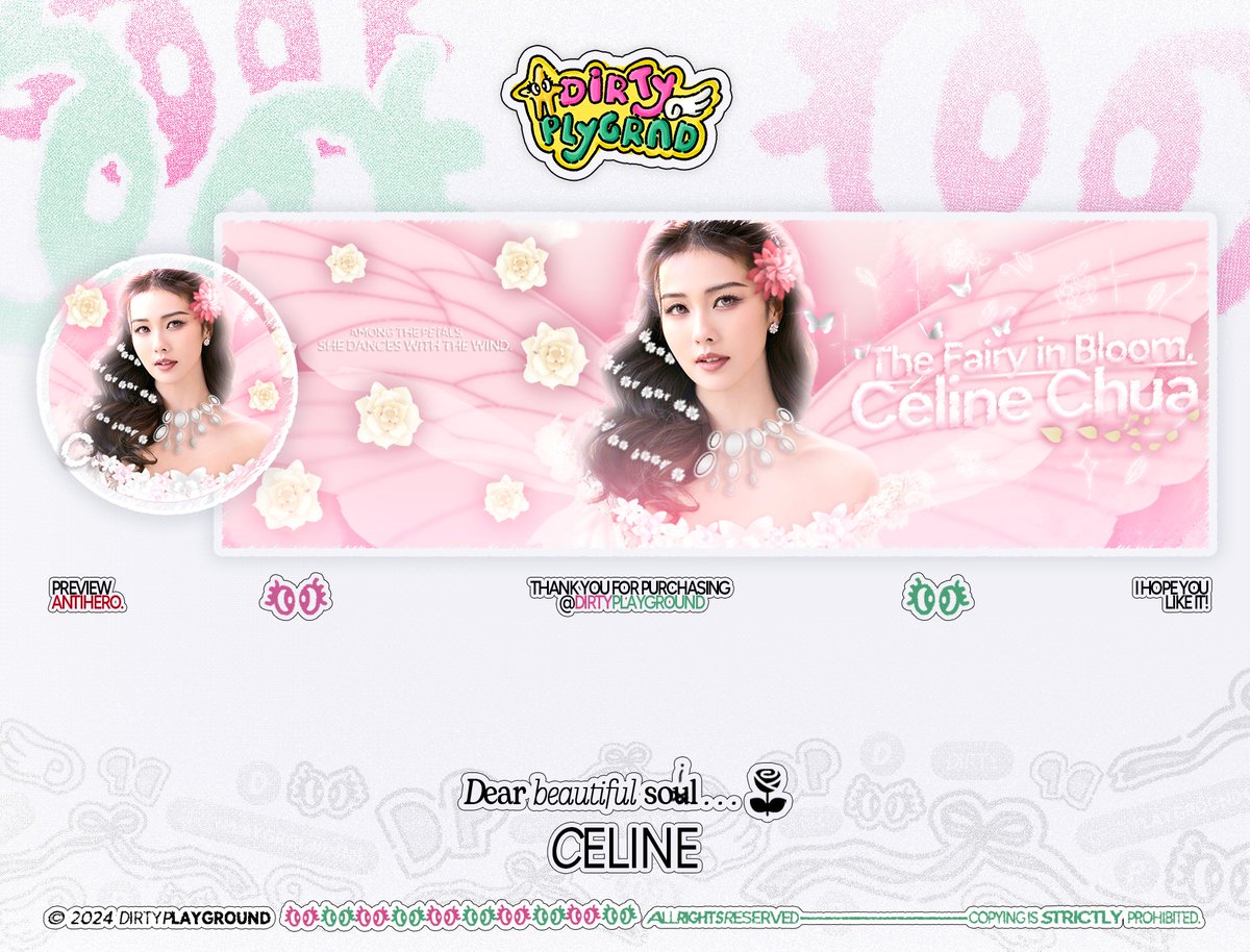 chrysua's tweet photo. ㅤ 

#SPEURWALL — 花廊。
Absolute, absolute masterpiece. You are currently speaking to a fairy, thanks to the gorgeous hand of @DirtyPIayground.

Mixed a concept of a flower girl and a fairy, I felt very pinky. HUGE thank you for sponsoring this layout, my dear @rhaenirys. 🩷

ㅤ https://t.co/GwNs5KlN6g