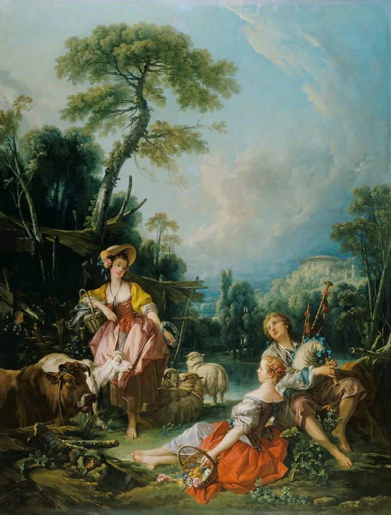 aservais1's tweet photo. 🎯🎯🙏 An Exhibition @WallaceMuseum Pairs Two Artists and Somehow Both Seem Worse. If it had simply suggested that François Boucher &amp; Flora Yukhnovich are united in creating tasteful house decoration for the rich 🎯, the exhibition would be a success. https://t.co/Ggb6v8DwyY https://t.co/Auwj9AVJ5t
