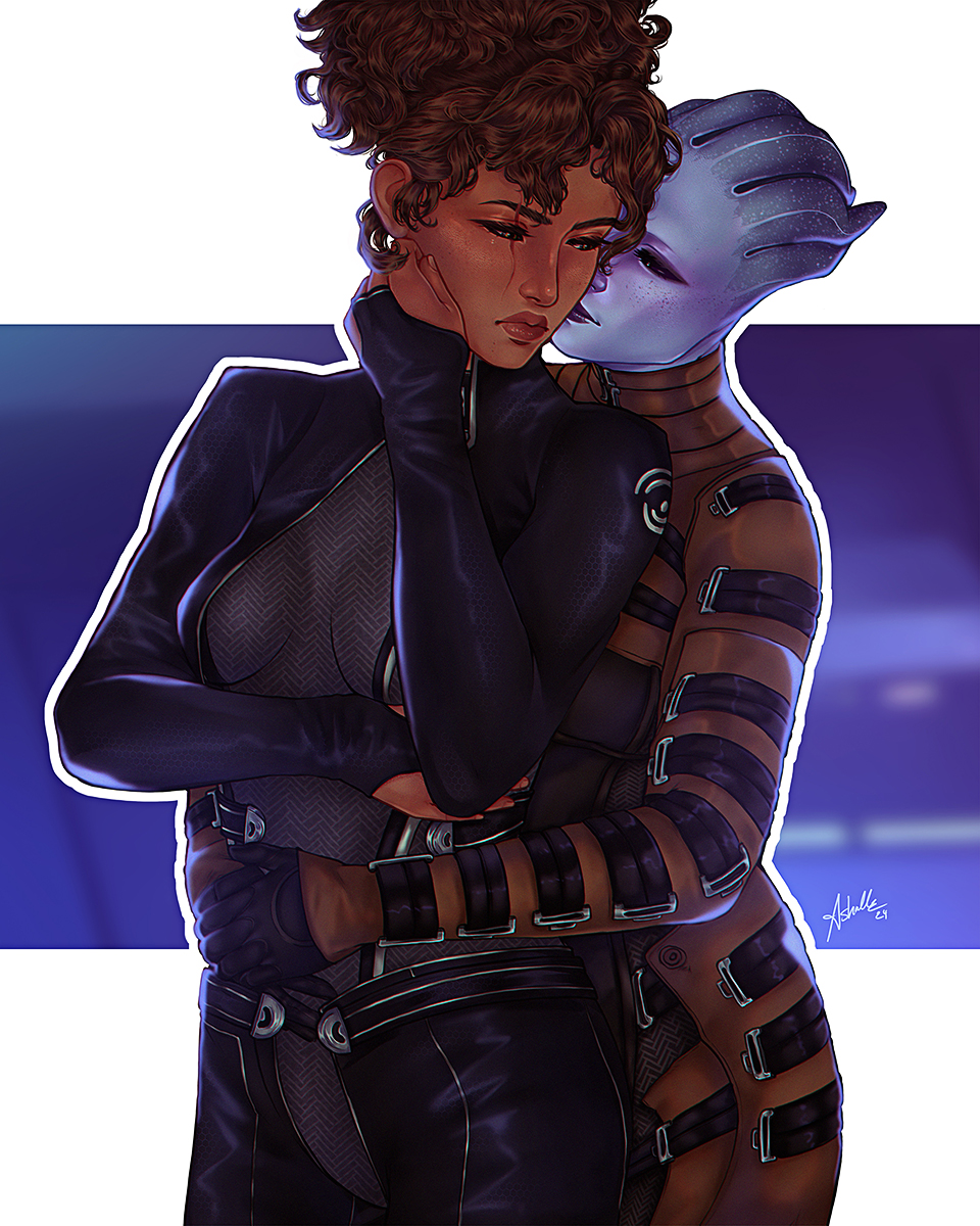 AshalleArt's tweet photo. Finished c0mmissi0n work with CloneFemShep and Morinth <3 I had so much fun working on this 🥰
#MassEffect https://t.co/PaGFGGHRNV