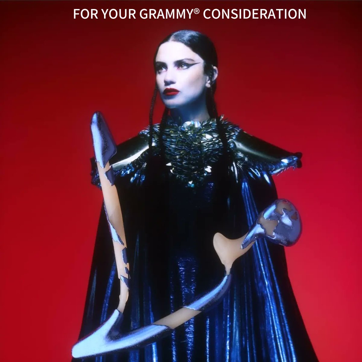 MathlouthiEmel's tweet photo. FOR YOUR GRAMMY® CONSIDERATION 
MRA - BEST GLOBAL ALBUM
SOUTY - BEST GLOBAL PERFORMANCE 
A few more days to vote, Grammy voters friends make your magic ❤️‍🔥🪄 ✨ Make my girls dream come true. 30 women from 15 countries got together to make this flamboyant, roaring torch album 🏆 https://t.co/lUWiJGgISr
